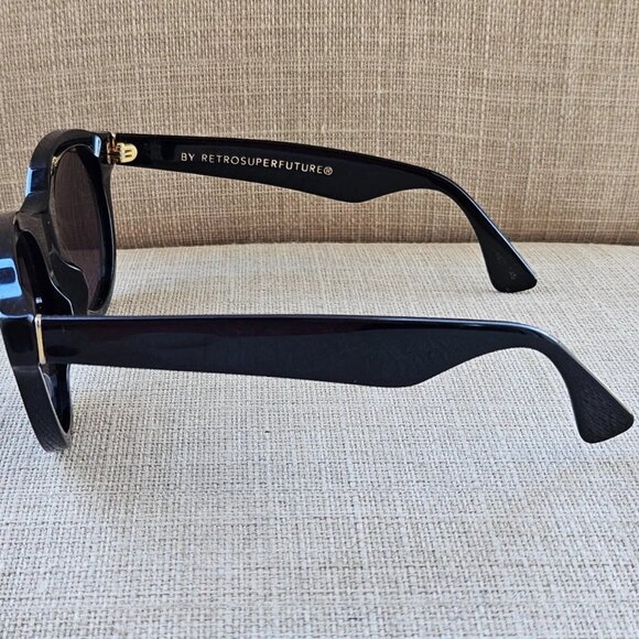 Retrosuperfuture Women Sunglasses Black Frame Eye Wear Hand Made in Italy - Picture 7 of 14